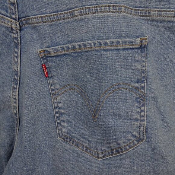 Levi's Shortalls Women's Plus 18W Denim Bib Overalls Cowgirl Festival Country - Picture 5 of 10